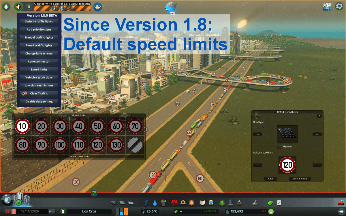 мод Traffic Manager для Cities Skylines