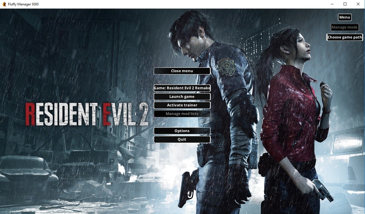 Resident Evil 2 Remake мод менеджер